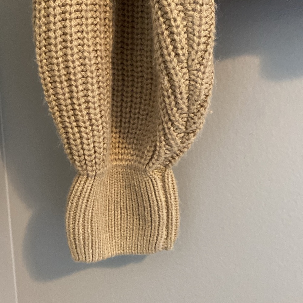Line & Dot Walnut Ribbed Cardigan - Picture 6 of 10